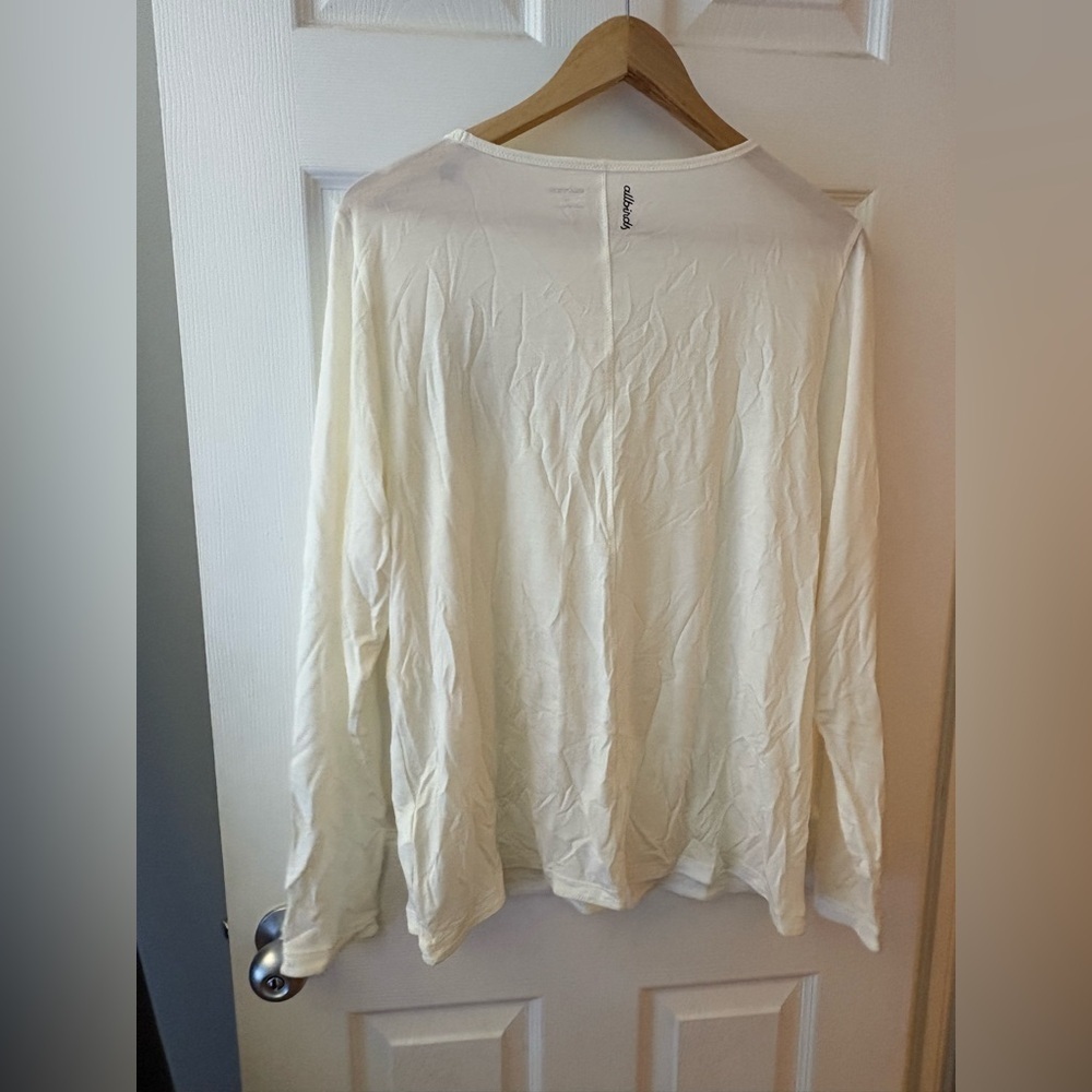 Allbirds NWT natural flow studio long sleeve top medium merino wool blend - Picture 7 of 12